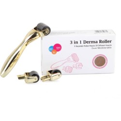 3 In 1 Derma Roller Cover 3 Size 0.5mm, 1.0mm, 1.5mm